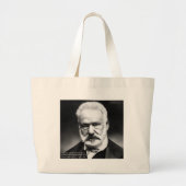 Victor Hugo "Tenderness" Citaat Gifts Mok Kaarten Grote Tote Bag (Voorkant)