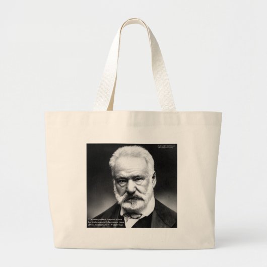 Victor Hugo "Tenderness" Citaat Gifts Mok Kaarten Grote Tote Bag (Voorkant)