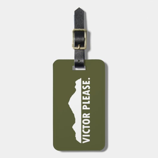 Victor Idaho Alsjeblieft Bagagelabel (Voorkant verticaal)