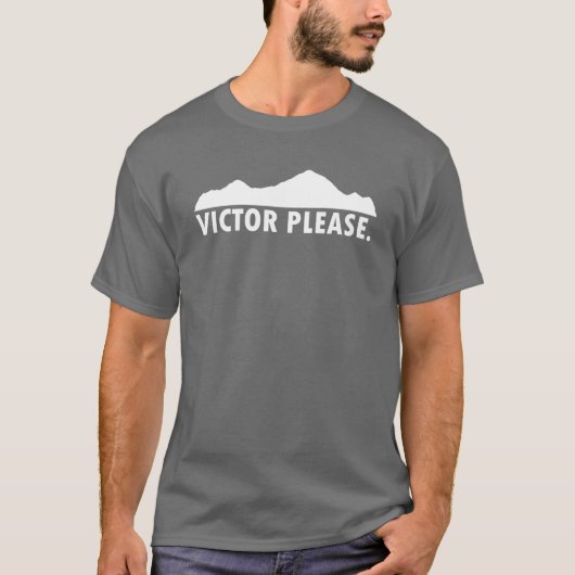Victor Idaho Alsjeblieft T-shirt (Voorkant)