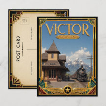 Victor Idaho Vintage Art Deco Gouden Tijdperk