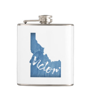 Victor Idaho Wood Grain Heupfles