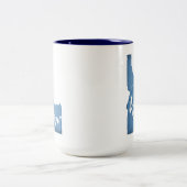 Victor Idaho Wood Grain Tweekleurige Koffiemok (Center)