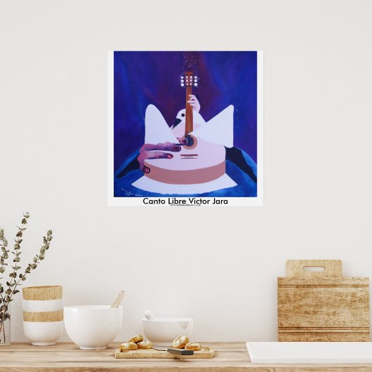 Victor Jara Poster (Keuken)