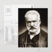 Victor Marie Hugo - Portrait Briefkaart (Voorkant / Achterkant)