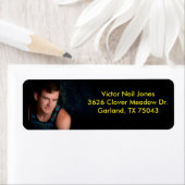 Victor Neil Jones retouradreslabel Etiket (Insitu)