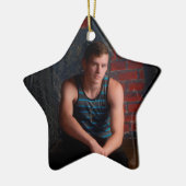 Victor Neil Jones senior afbeeldingen Keramisch Ornament (Links)