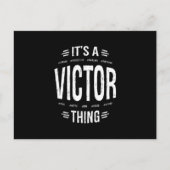 Victor Persoonlijke naam Birthday Gift Briefkaart (Voorkant)