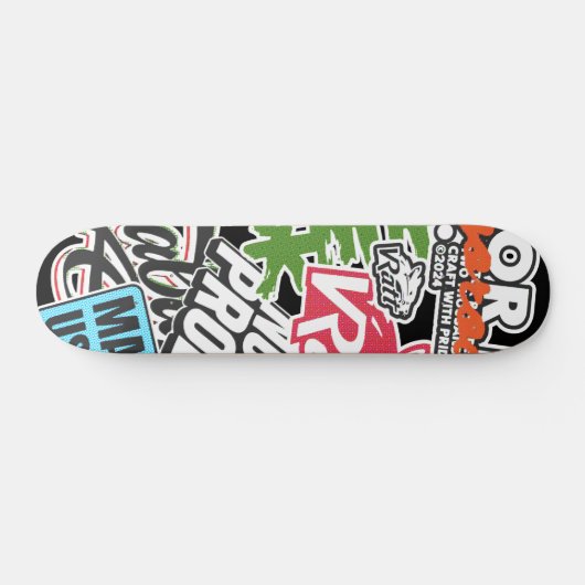 VICTOR RATT STICKER PERSOONLIJK SKATEBOARD (Horizontaal)