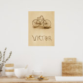  Victor Safety Bicycles en kunstPoster Poster (Keuken)