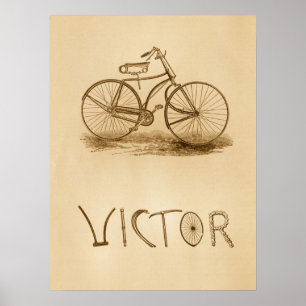 Victor Safety Bicycles en kunstPoster Poster