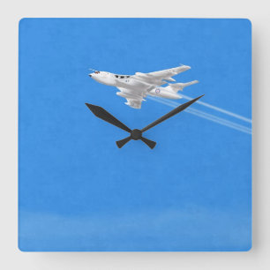 Victor V Bomber Wall Clock Vierkante Klok
