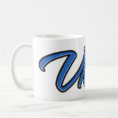 Victor Vorname Name blue Tasse Kaffeetasse Koffiemok (Links)