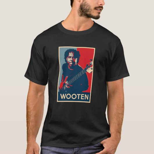 Victor Wooten Hope Poster Groots of Jazz Music H T-shirt (Voorkant)