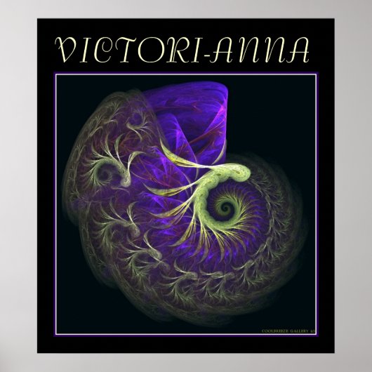 VICTORI-ANNA POSTER (Voorkant)