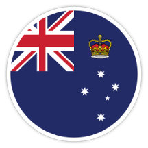 Victoria Australia Flag Sticker