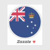 Victoria Australia Flag Sticker (Vel)