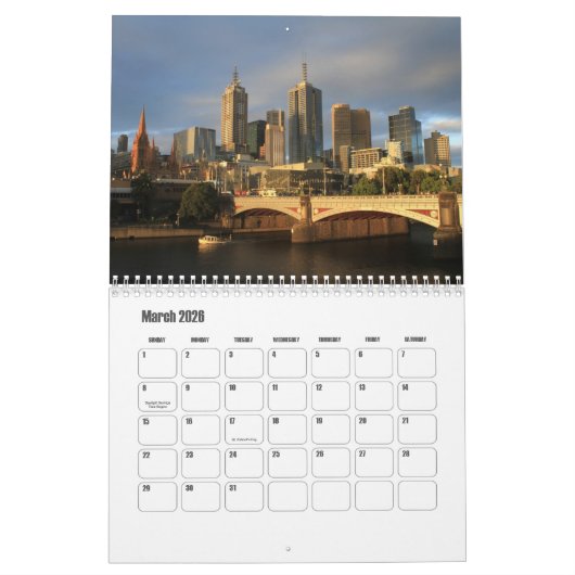 Victoria-Australië Kalender (Mar 2026)