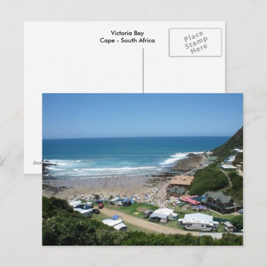 Victoria Bay, Zuid-Afrika Briefkaart (Voorkant / Achterkant)