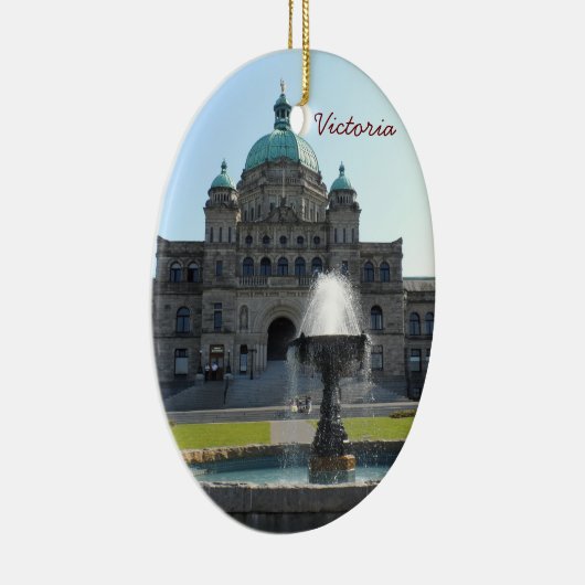 Victoria, BC, Canada Keramisch Ornament (Rechts)