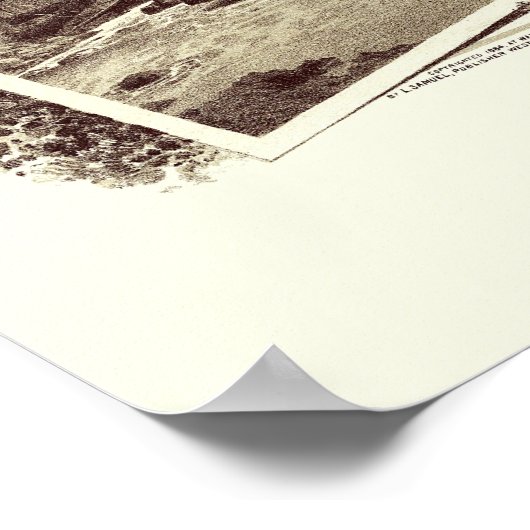 Victoria, BC, Canada Panorama - 1884 Poster (Hoek)