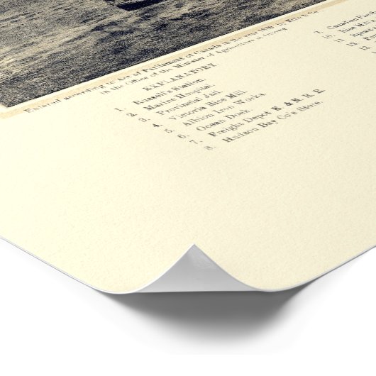 Victoria, BC, Canada Panorama - 1889 Poster (Hoek)