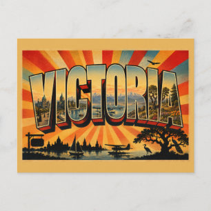 Victoria BC Haven Berg Garry Eik Kunst Briefkaart