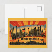 Victoria BC Hoofdstad Briefkaart (Voorkant / Achterkant)