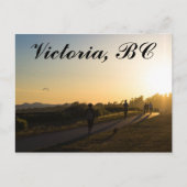 Victoria BC Sunset Briefkaart (Voorkant)