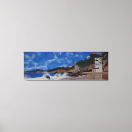 Victoria Beach Laguna pirates tower Canvas Afdruk