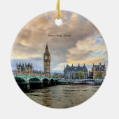 Victoria Bridge, Londen, Engeland Keramisch Ornament (Achterkant)