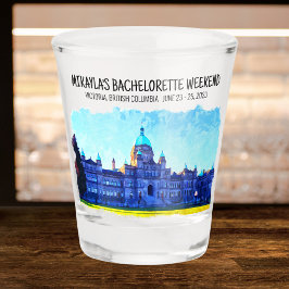 Victoria, British Columbia Bachelorette Weekend Shot Glas