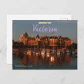 Victoria British Columbia Canada Postcard Briefkaart (Voorkant / Achterkant)