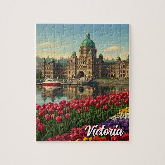 Victoria British Columbia Canada Reizen Legpuzzel (Verticaal)