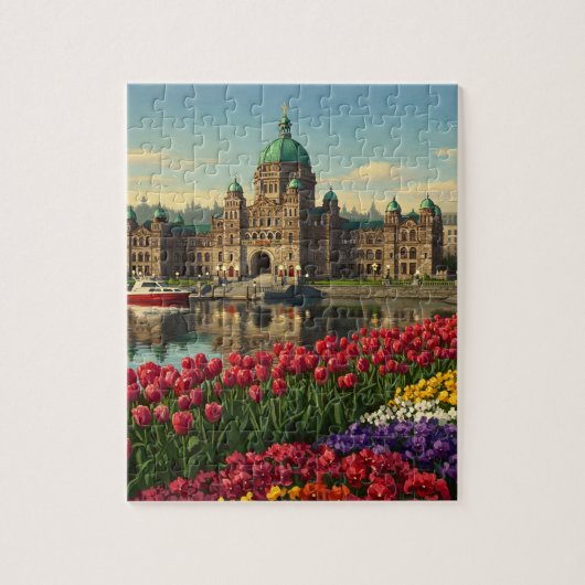 Victoria British Columbia Canada Reizen Legpuzzel (Verticaal)