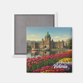 Victoria British Columbia Canada Reizen Magneet (Voorkant / Achterkant)