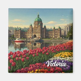 Victoria British Columbia Canada Reizen Magneet
