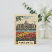 Victoria British Columbia Reizen Briefkaart (Staand voorkant)
