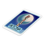 Victoria British Columbia Totem Pole. Magneet (Linkerzijde)