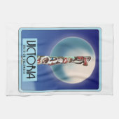 Victoria British Columbia Totem Pole. Theedoek (Horizontaal)