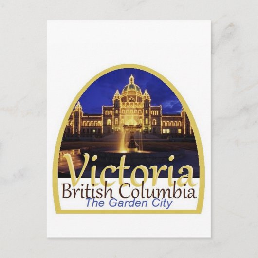 VICTORIA Canada Briefkaart (Voorkant)