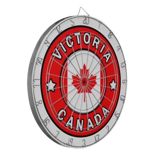 Victoria Canada Dartbord (Voorkant Links)