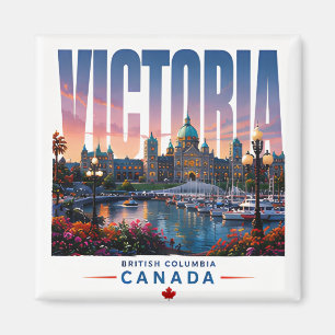 Victoria Canada Haven Tuin Reizen Magneet