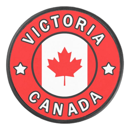 Victoria Canada Hockey Puck (Voorkant)