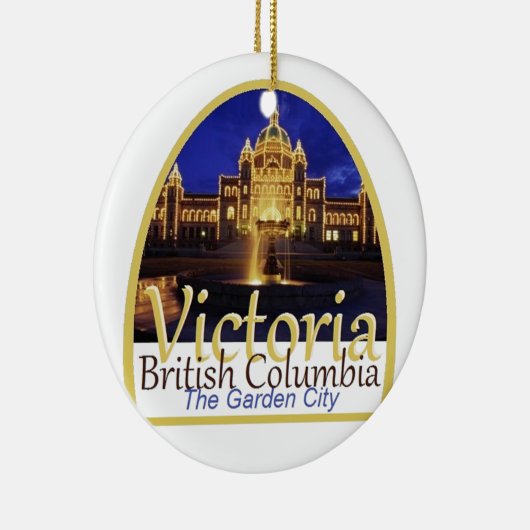VICTORIA Canada Keramisch Ornament (Rechts)