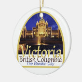 VICTORIA Canada Keramisch Ornament (Links)