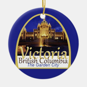 VICTORIA Canada Keramisch Ornament