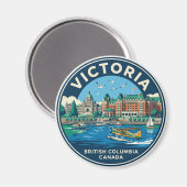 Victoria Canada Magneet (Voorkant / Achterkant)