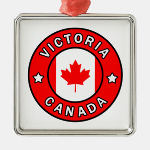 Victoria Canada Metalen Ornament