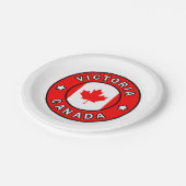 Victoria Canada Papieren Bordje (Gekanteld)